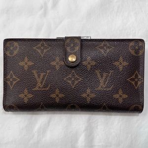 VINTAGE AUTHENTIC LOUIS VUITTON CONTINENTAL CLUTCH WALLET - MONOGRAM (T61217)